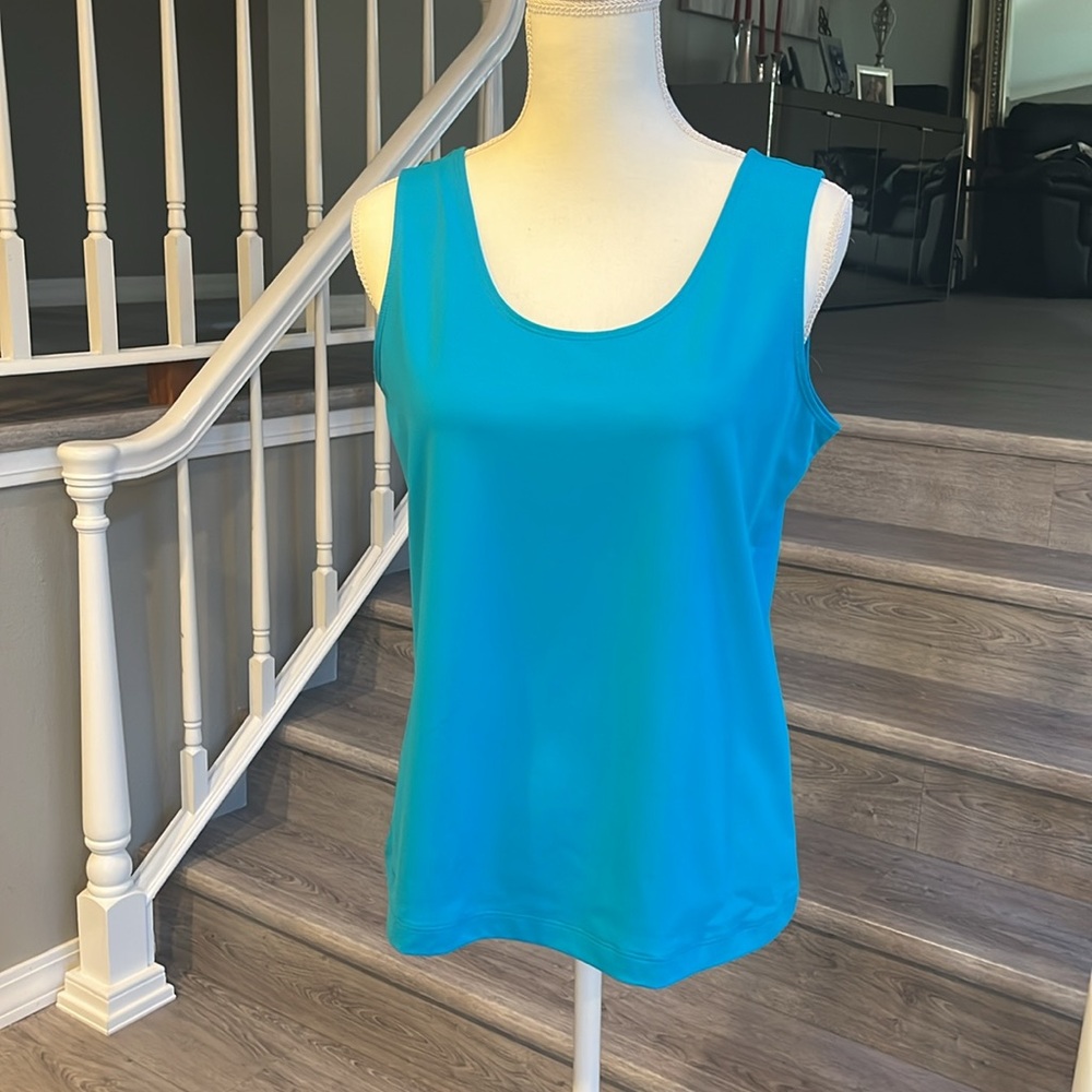 Chico's Elegant Blue Tank Top